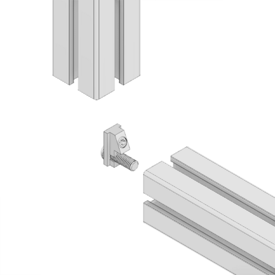41-002-2 MODULAR SOLUTIONS PROFILE FASTENER SPEEDLOCK HIDDEN PROFILE CONNECTOR C - W/ T40 TORX